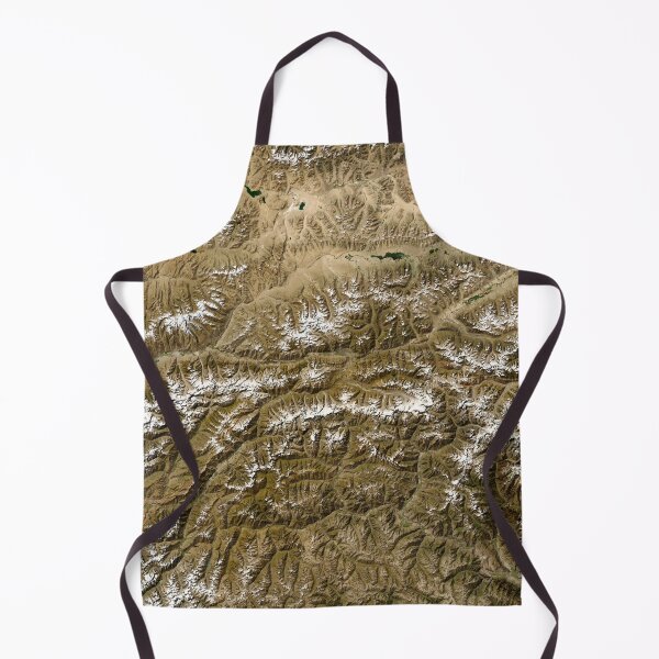 Item preview, Rugged Mountain Terrain Satellite View designed and sold by CropWear.