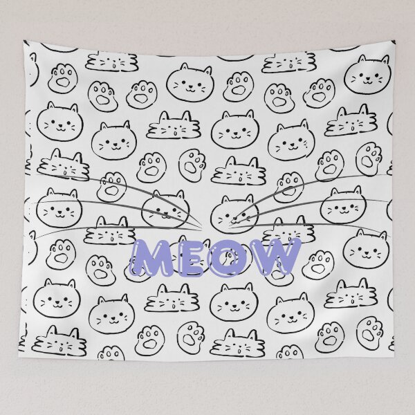 Item preview, Meow cat designed and sold by JazzyDot.