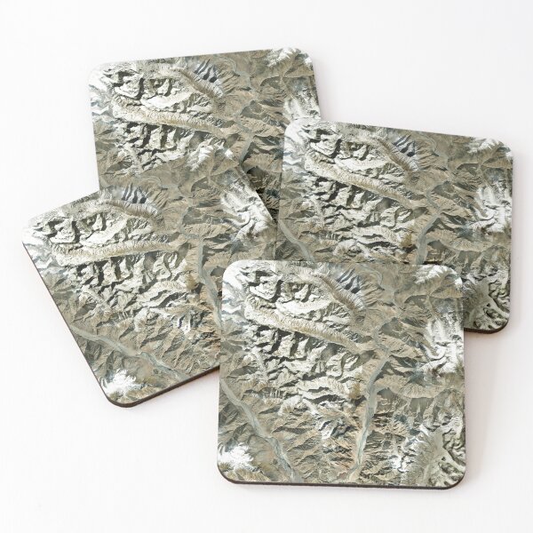 Item preview, Rugged Mountain Terrain Satellite View designed and sold by CropWear.