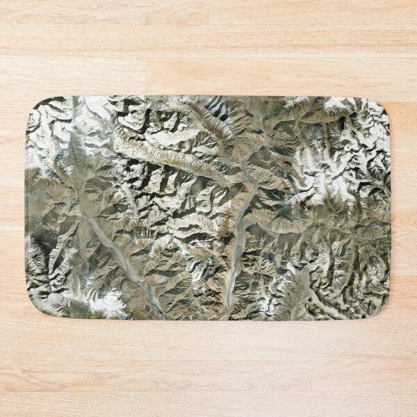 Item preview, Rugged Mountain Terrain Satellite View designed and sold by CropWear.
