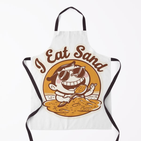 Item preview, I eat sand cute Sticker designed and sold by Dospart.