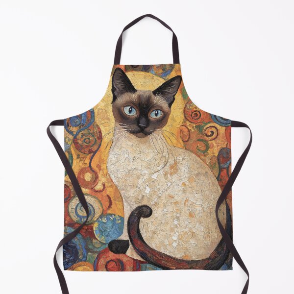 Item preview, Siamese cat Klimt Style designed and sold by peterlawrence13.