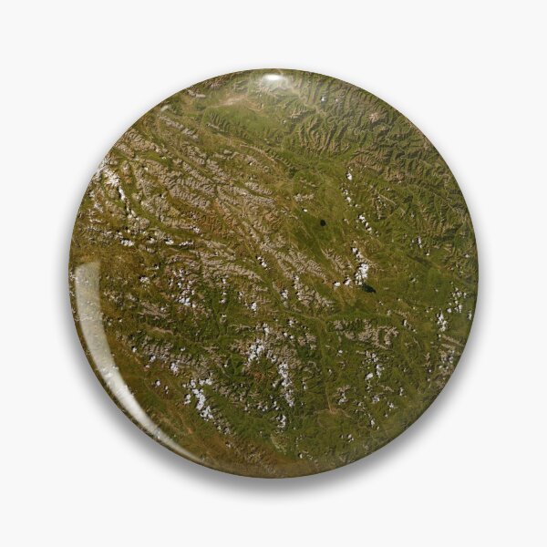 Item preview, Rugged Mountain Terrain Satellite View designed and sold by CropWear.