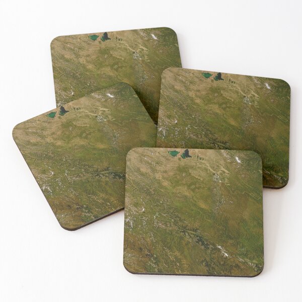 Item preview, Rugged Mountain Terrain Satellite View designed and sold by CropWear.