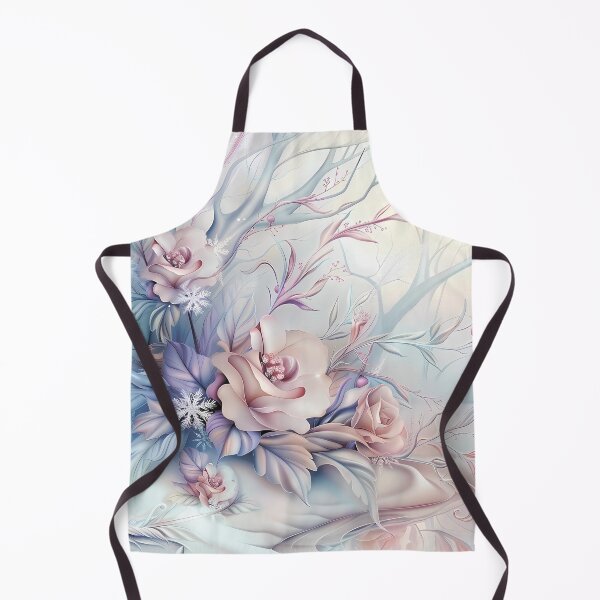 Item preview, Winter landscape.Floral pattern.Winter flowers on snow.Pastel colors. designed and sold by MagelliShop.