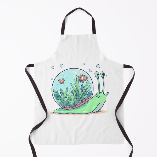 Item preview, "Aquarium on the Move: Snail with Fish Tank Shell" designed and sold by AlfredR.