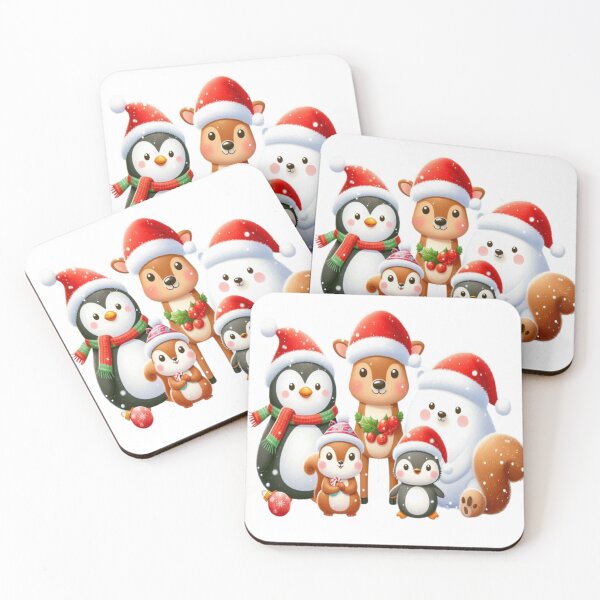 Item preview, Christmas With Sweet Animals designed and sold by Hungraders.