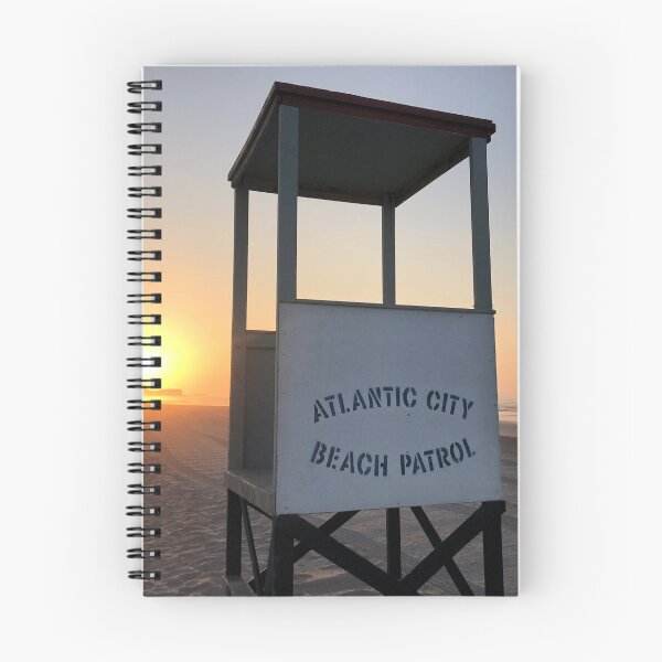 Item preview, Atlantic City Lifeguard Beach Sunrise designed and sold by LeslieMac713.