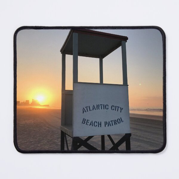 Item preview, Atlantic City Lifeguard Beach Sunrise designed and sold by LeslieMac713.