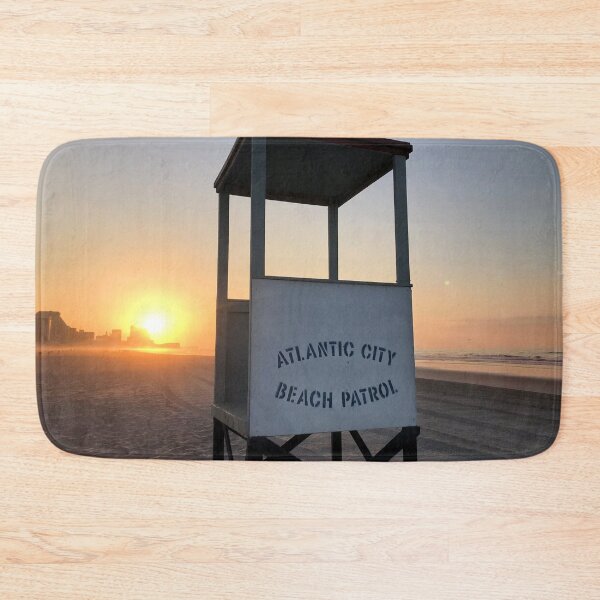 Item preview, Atlantic City Lifeguard Beach Sunrise designed and sold by LeslieMac713.