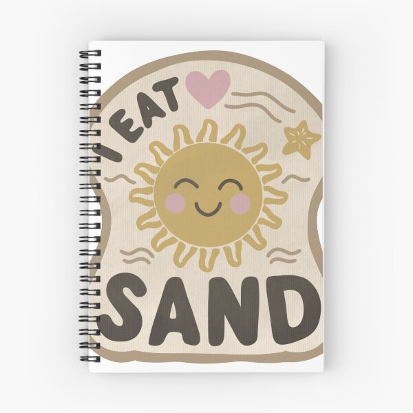Item preview, I eat sand cute Sticker designed and sold by Dospart.