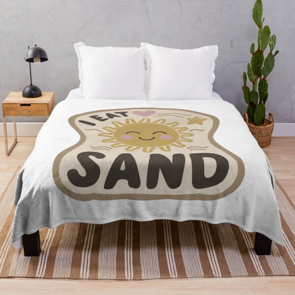 Item preview, I eat sand cute Sticker designed and sold by Dospart.
