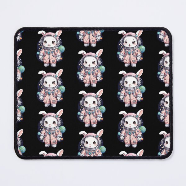 Item preview, Astronaut Rabbit in Space Suit – Cute and Quirky Design designed and sold by timizar.