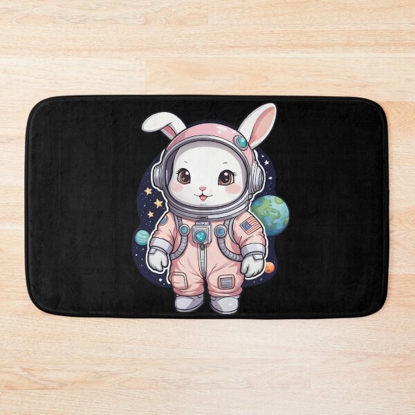 Item preview, Astronaut Rabbit in Space Suit – Cute and Quirky Design designed and sold by timizar.