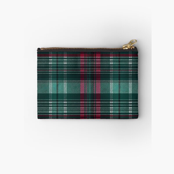 Aperçu de l'œuvre Motif tartan classique bleu sarcelle et rouge créée et vendue par Moisky Patterns.