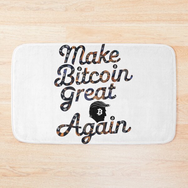 Item preview, Make Bitcoin Great Again - Political and Crypto Design designed and sold by liligo-art.