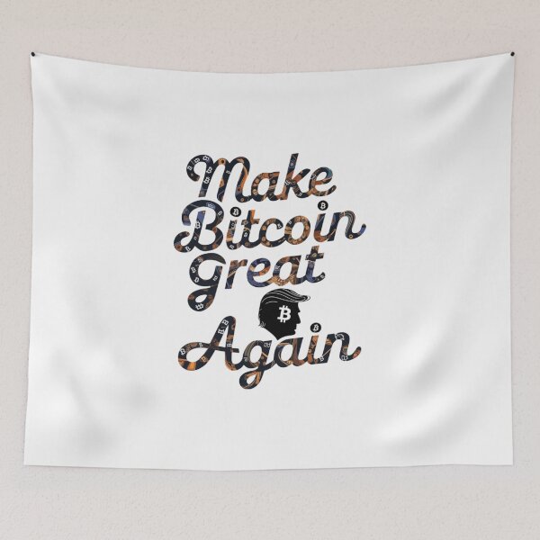 Item preview, Make Bitcoin Great Again - Political and Crypto Design designed and sold by liligo-art.