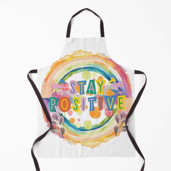 Item preview, Stay Positive Text colorful Design designed and sold by Modern-Tropical.