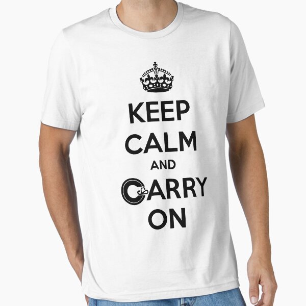Item preview, Keep Calm Carry On Calgary Black designed and sold by bookermorgan.