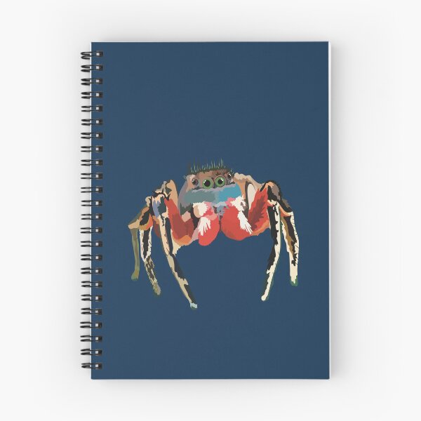 Item preview, J is for Jumping SpiderJumping Spider – Vibrant Salticidae Arachnid Illustration designed and sold by PrettylittlepastelUk.