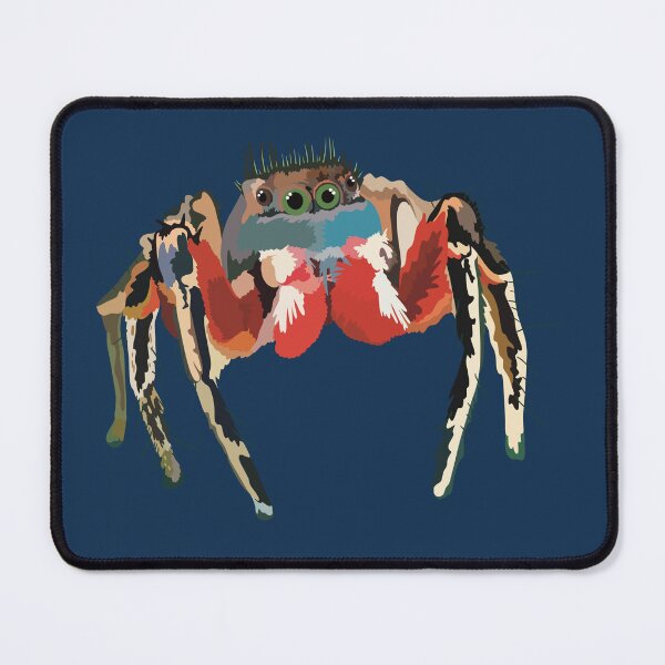 Item preview, J is for Jumping SpiderJumping Spider – Vibrant Salticidae Arachnid Illustration designed and sold by PrettylittlepastelUk.