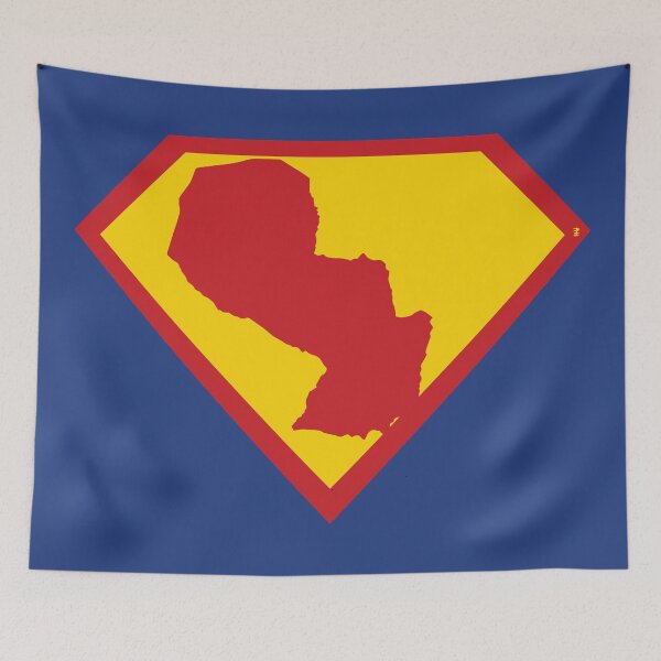 Item preview, SUPER PARAGUAY - Freedom Is The Superpower - SUPERHERO design designed and sold by pelagio.