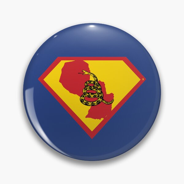 Item preview, PARAGUAY  - Freedom Is The Superpower -  Gadsden Snake Flag - Dont Tread On Me SUPERHERO design designed and sold by pelagio.
