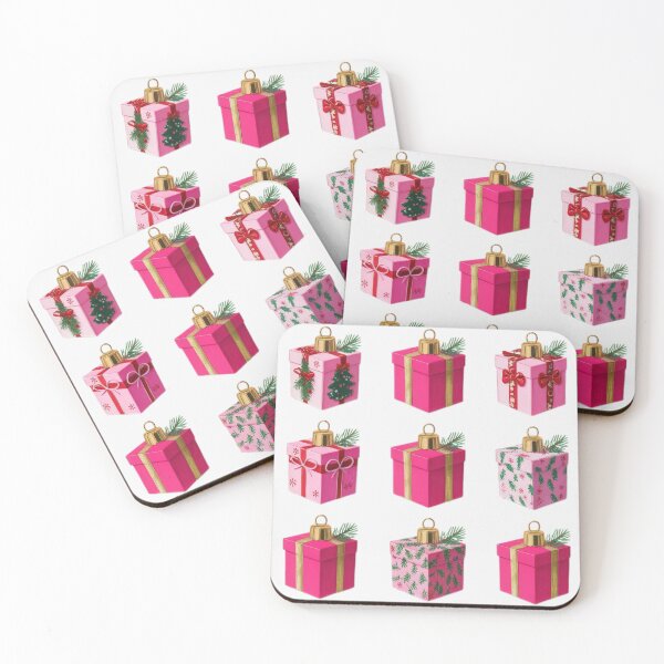 Item preview, Christmas Vintage  Art Design Pink gifts Pattern, Christmas Art Pattern,Christmas Art,Christmas Funny Pattern,Holiday Pattern,Christmas Pattern, christmas,Christmas Vintage Pattern designed and sold by Expressions-Sel.