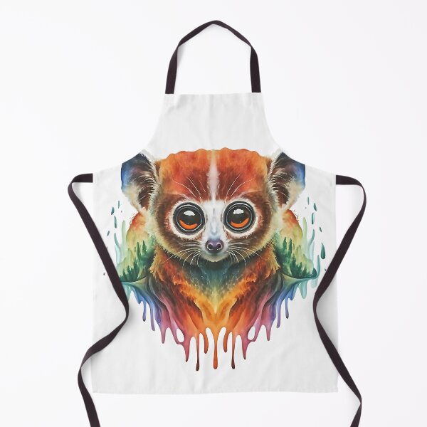 Item preview, Big eyes watercolor loris designed and sold by Ann Miu Deluxe.