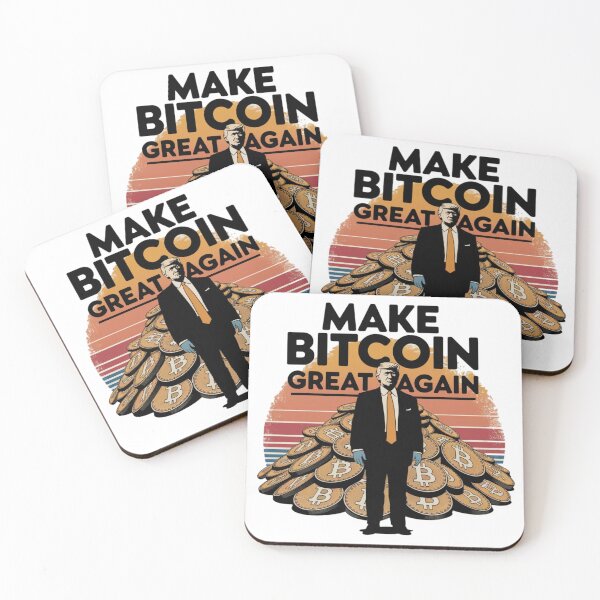 Item preview, Make Bitcoin Great Again - Vintage Crypto and Political Design designed and sold by liligo-art.