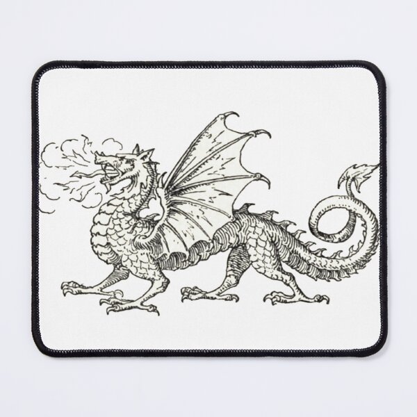 Item preview, Medieval Dragon Drawing designed and sold by HawthorneFlame.