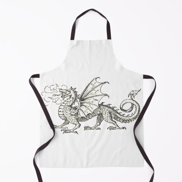 Item preview, Medieval Dragon Drawing designed and sold by HawthorneFlame.