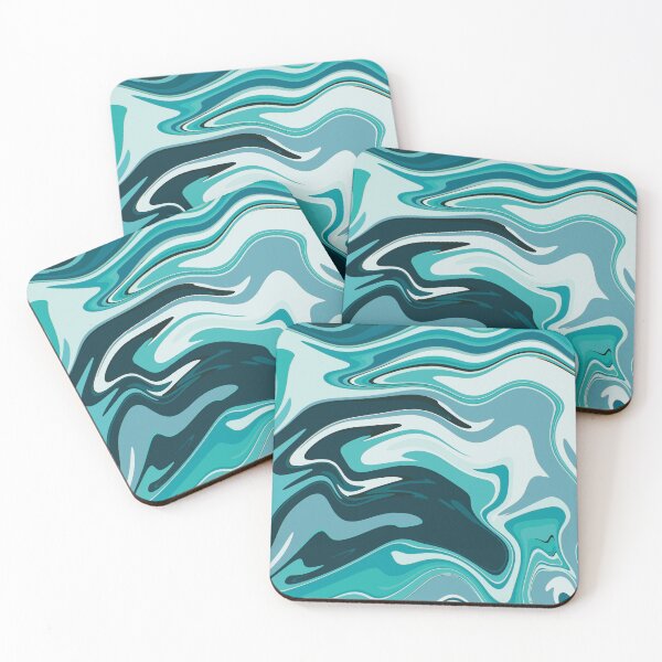 Item preview, Abstract Modern Marbleized Geode  designed and sold by Skull Fern.