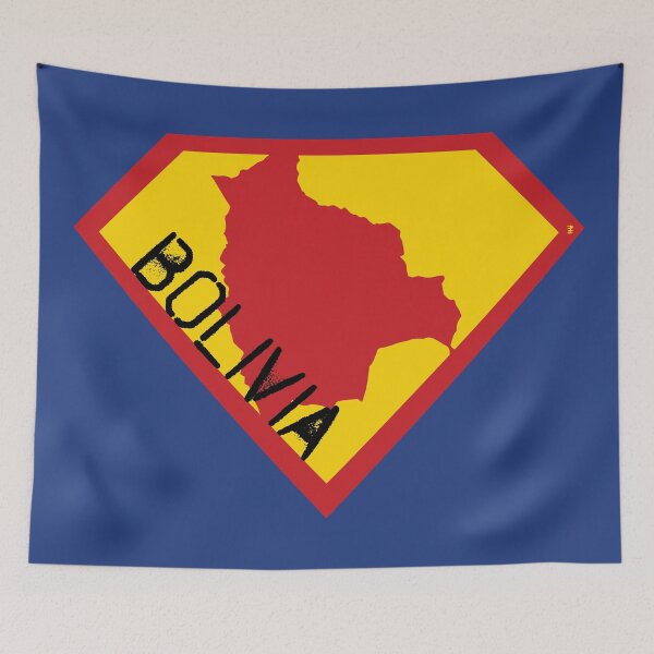 Item preview, BOLIVIA Spell Out - Freedom Is The Superpower -SUPERHERO design designed and sold by pelagio.