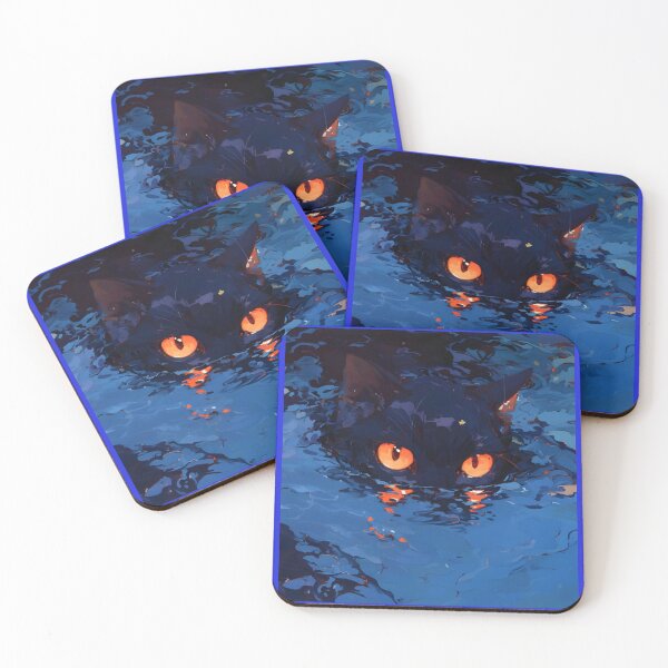 Item preview, CAT IN THE SEA designed and sold by WAKYSHOP.