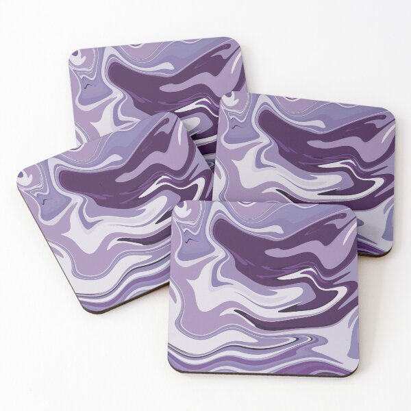 Item preview, Purple Abstract Modern Marbleized Geode  designed and sold by Skull Fern.