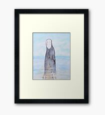 No Face Framed Print