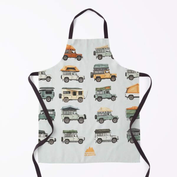Aperçu de l'œuvre Motif de camping Adventure 4x4 - 3 | Série Wilderness Motif créée et vendue par WanderUpNorth.