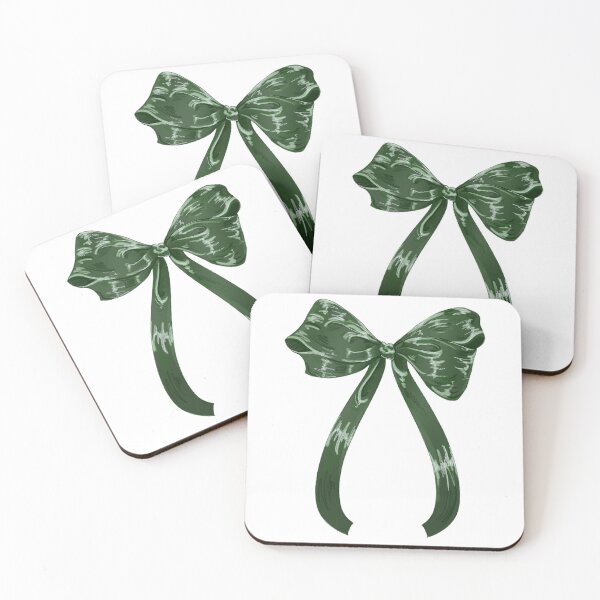 Item preview, Vintage green Christmas bow designed and sold by selk-i3.