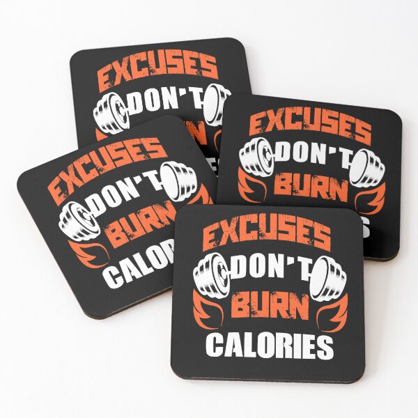 Item preview, Excuses Don't Burn Calories T-shirt designed and sold by F.Rouni.