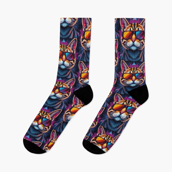 Item preview, Crazy Cat in Glasses Graphics T-Shirt designed and sold by PrzemekFanShop.