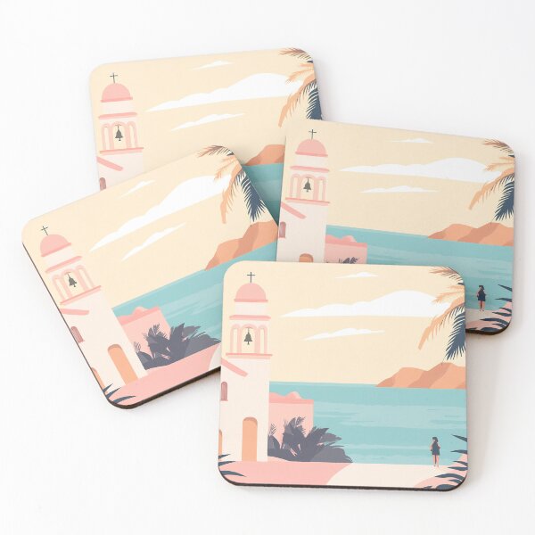 Item preview, Coastal view near historic chapel designed and sold by anytka.