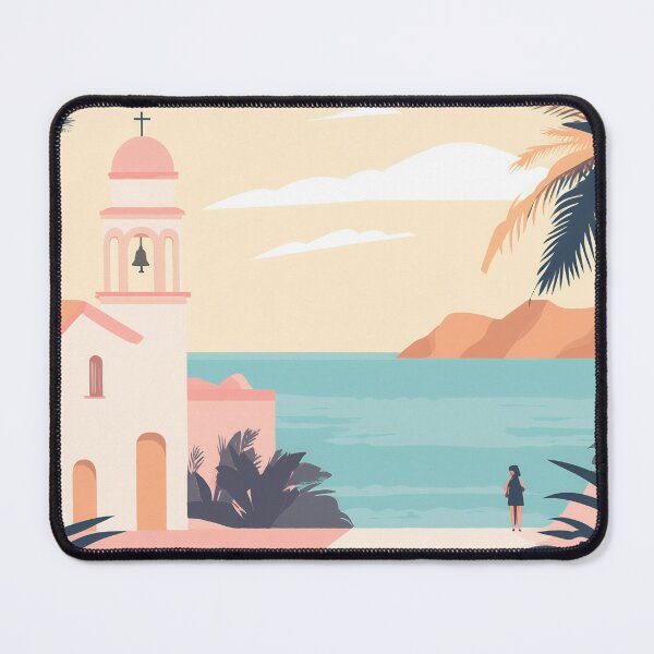 Item preview, Coastal view near historic chapel designed and sold by anytka.