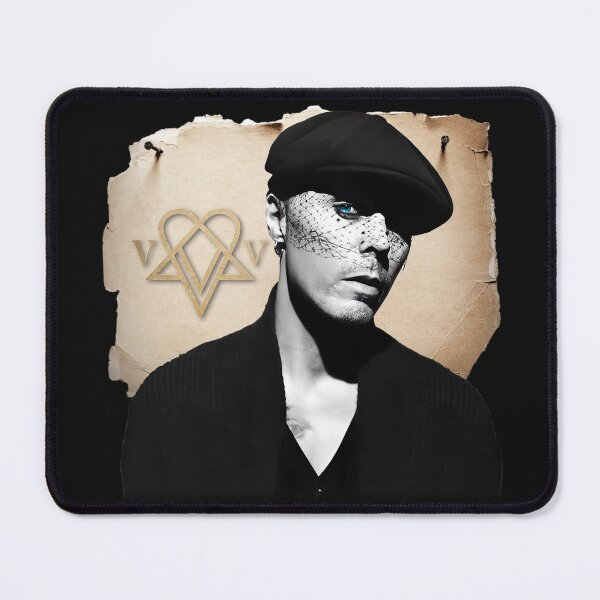 Item preview, Ville Valo-Heartagram_In torn paper effect designed and sold by MusicVibesTee.