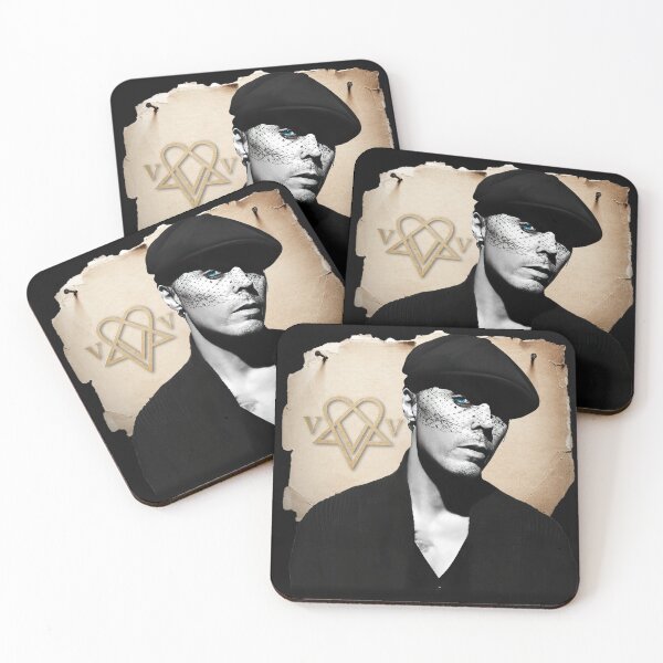 Item preview, Ville Valo-Heartagram_In torn paper effect designed and sold by MusicVibesTee.