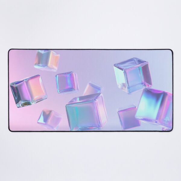Item preview, Colorful ice cubes floating in air designed and sold by anytka.
