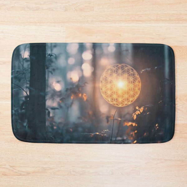 Item preview, Light orb illuminates forest at dusk designed and sold by anytka.