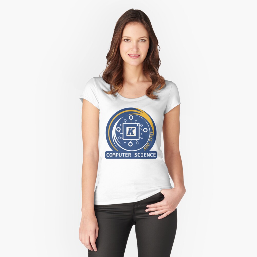 Item preview, Fitted Scoop T-Shirt designed and sold by KentStateCS.