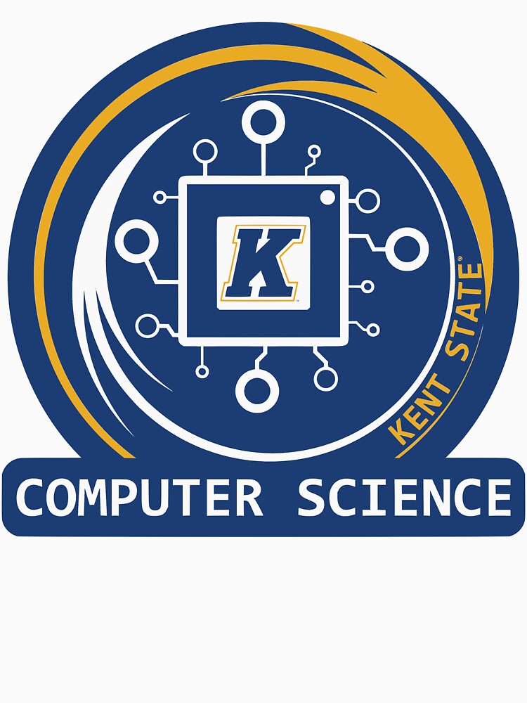 Thumbnail 7 of 7, Classic T-Shirt, Kent State Computer Science Department Logo designed and sold by KentStateCS.