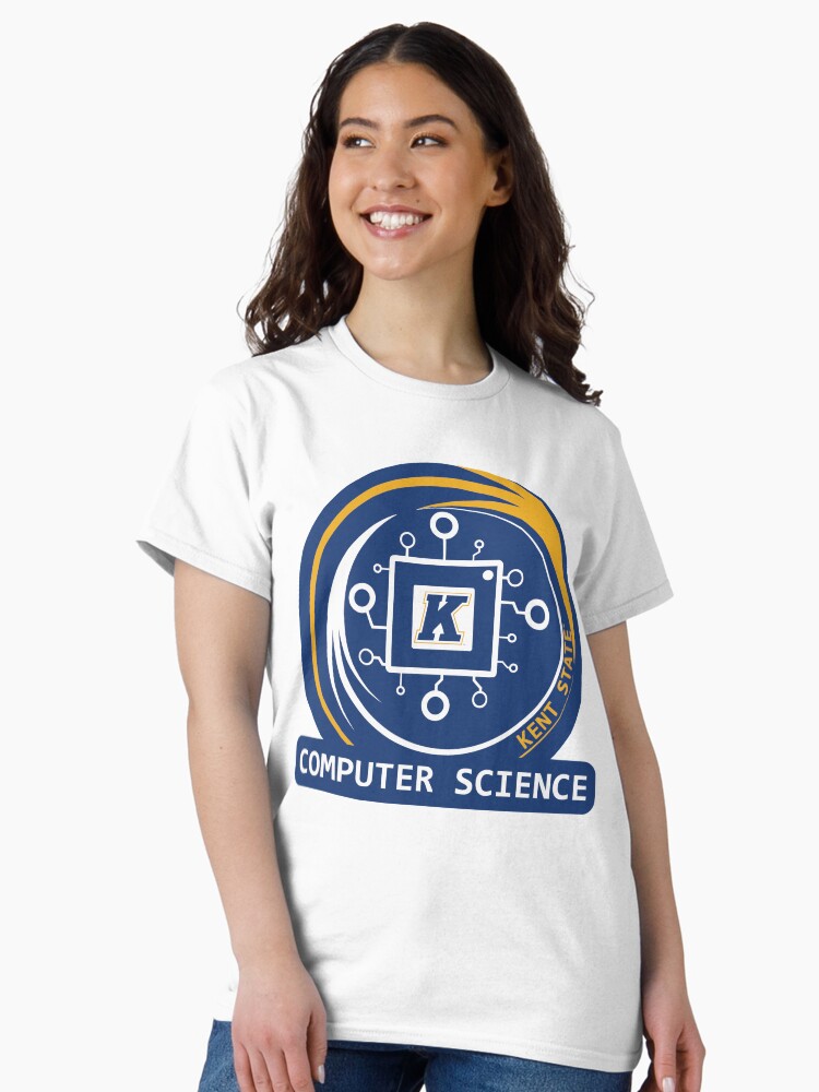 Thumbnail 2 of 7, Classic T-Shirt, Kent State Computer Science Department Logo designed and sold by KentStateCS.